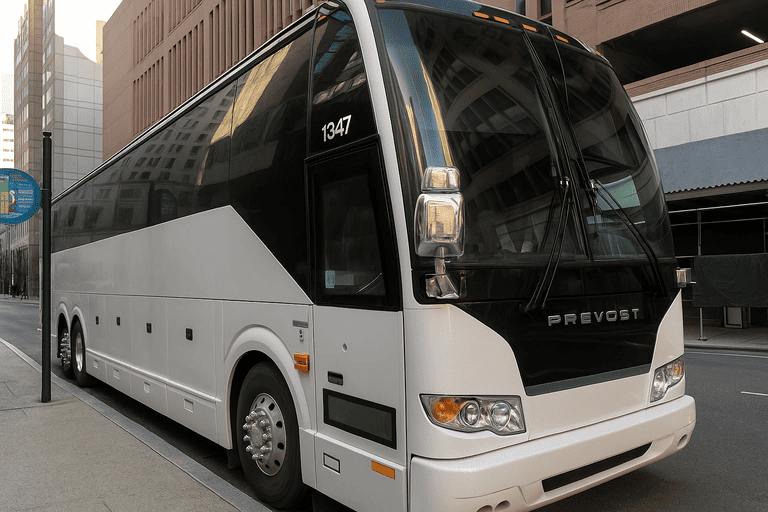 a Port Orange Charter Bus coach bus